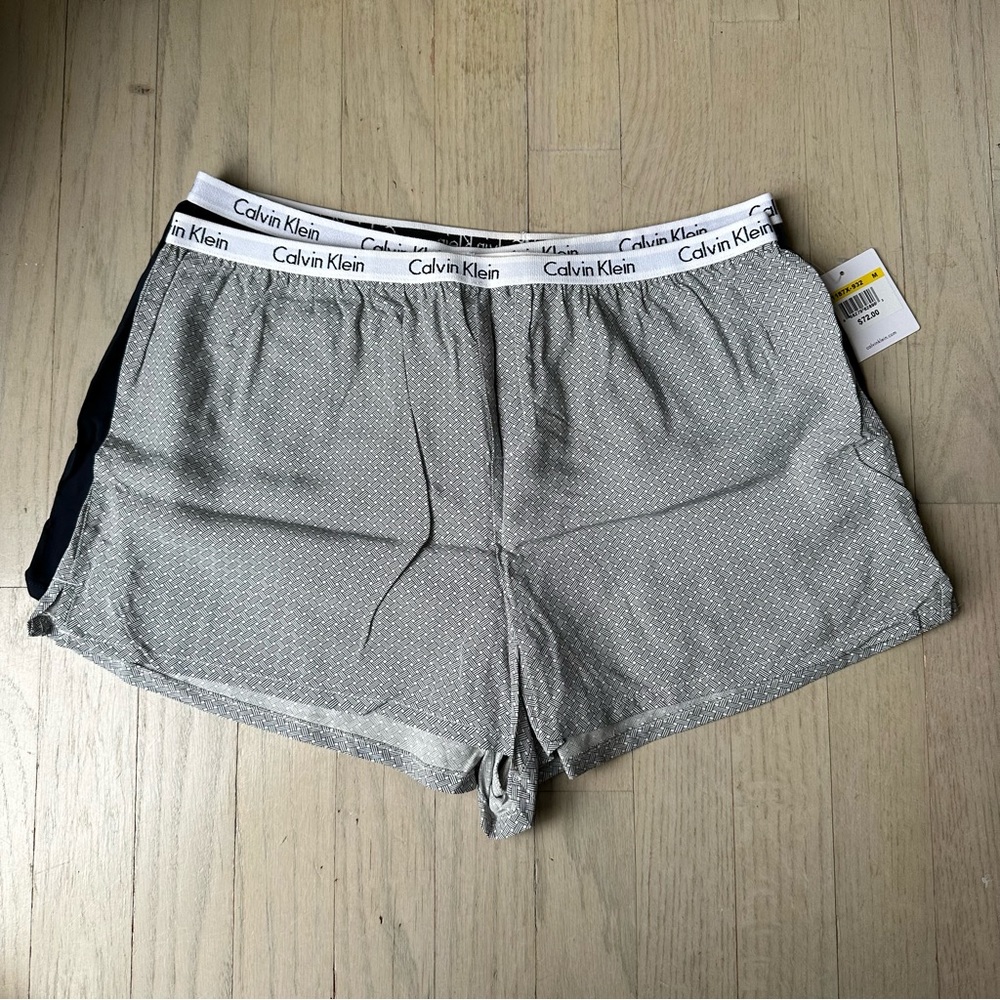 NWT 2 Pack Calvin Klein Pajama Sleep Shorts
